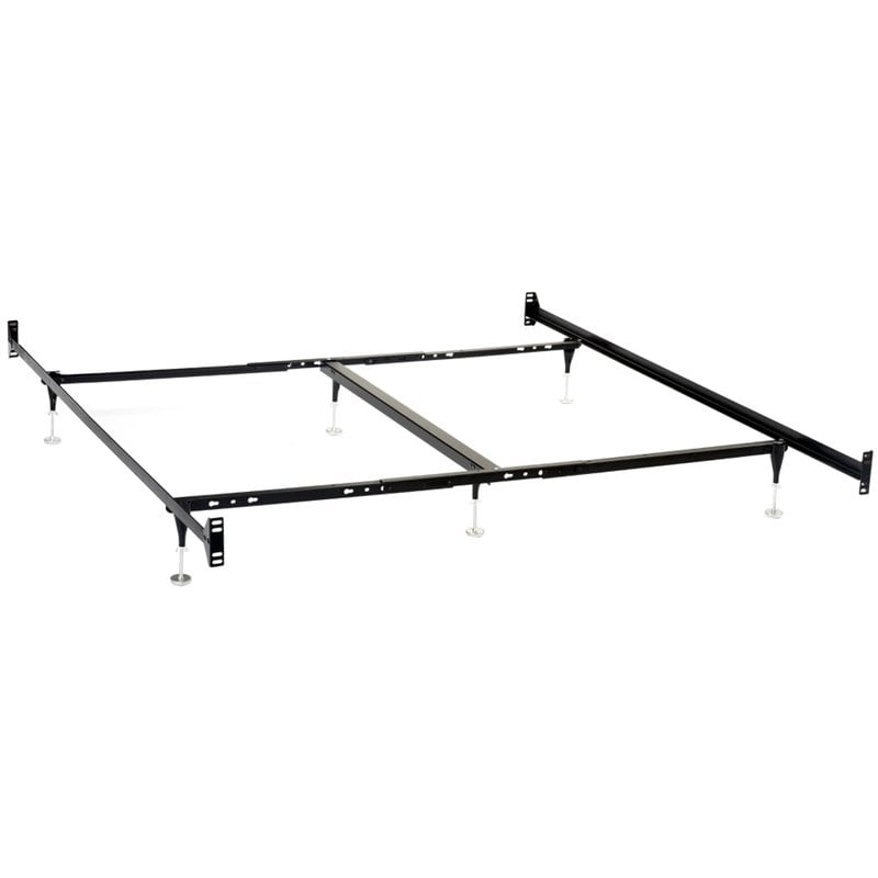 Esme Queen or E King Bed Frame Black (Headboard & Footboard)