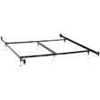 Esme Queen or E King Bed Frame Black (Headboard & Footboard)