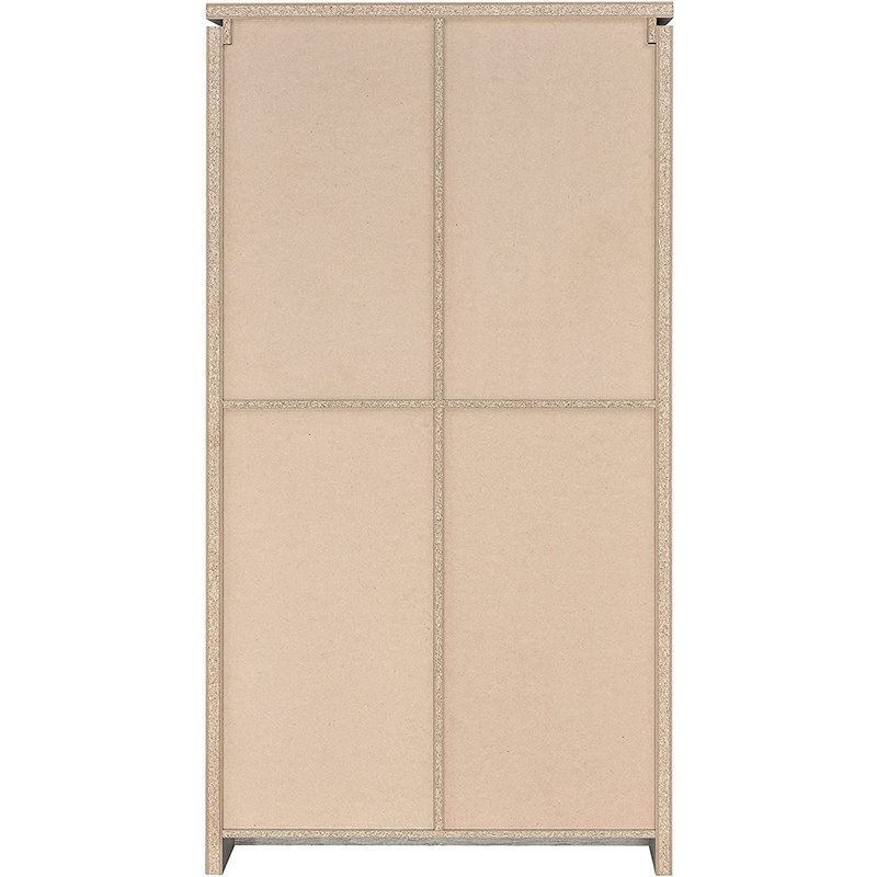 Alejo 2-door Engineered Wood Tall Cabinet Grey Driftwood