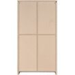 Alejo 2-door Engineered Wood Tall Cabinet Grey Driftwood