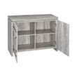 Enoch 2-door Engineered Wood Accent Cabinet Grey Driftwood