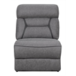 Coaster Higgins Upholstered Armless Chair in Grey