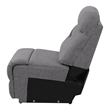 Coaster Higgins Upholstered Armless Chair in Grey