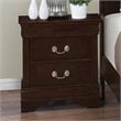 Coaster Louis Philippe 2PC Set with Dresser and Nightstand in Brown