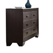 Coaster Fenbrook 2PC Set with Dresser and Queen Bed in Dark Cocoa