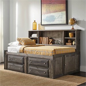 coaster wrangle hill twin storage daybed