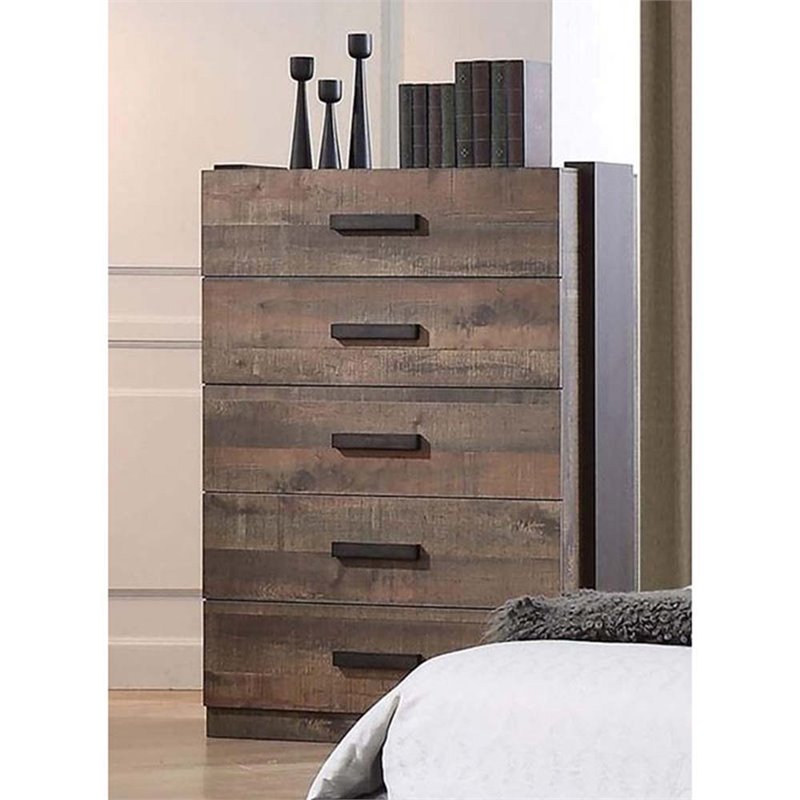 Coaster Home Furnishings Weston 2 Drawer Nightstand Weathered Oak And Rustic Coffee Rectangular Brown Modern Pinnacleoilandgas Com