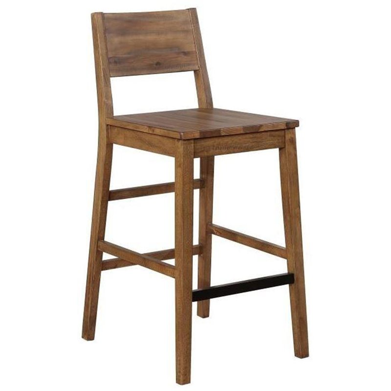 Coaster Tucson Open Back Wood Bar Stools in Natural