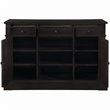 Phelps 2-door Sideboard Buffet Cabinet Distressed Noir