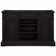 Phelps 2-door Sideboard Buffet Cabinet Distressed Noir