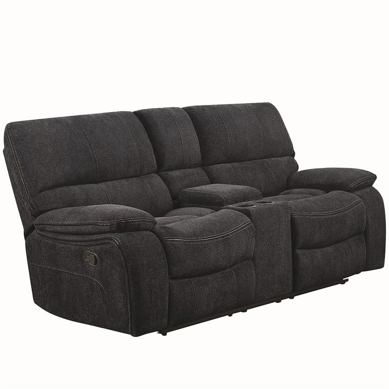 Coaster Perry 2 Piece Chenille Reclining Sofa Set In Navy Blue This Double Reclining Sofa In Rich Blue Er Jacket Leather Gel Will Help You Diser The Confidence Of Having Your Feet Up On Full