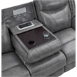 Conrad Upholstered Padded Arm Motion Sofa Grey