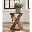Lily Solid Reclaimed Wood Accent Side Table Natural
