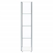 Coaster Bellatrix 3-shelf Clear Glass Curio Cabinet in White