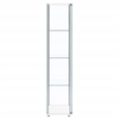 Coaster Bellatrix 3-shelf Clear Glass Curio Cabinet in White