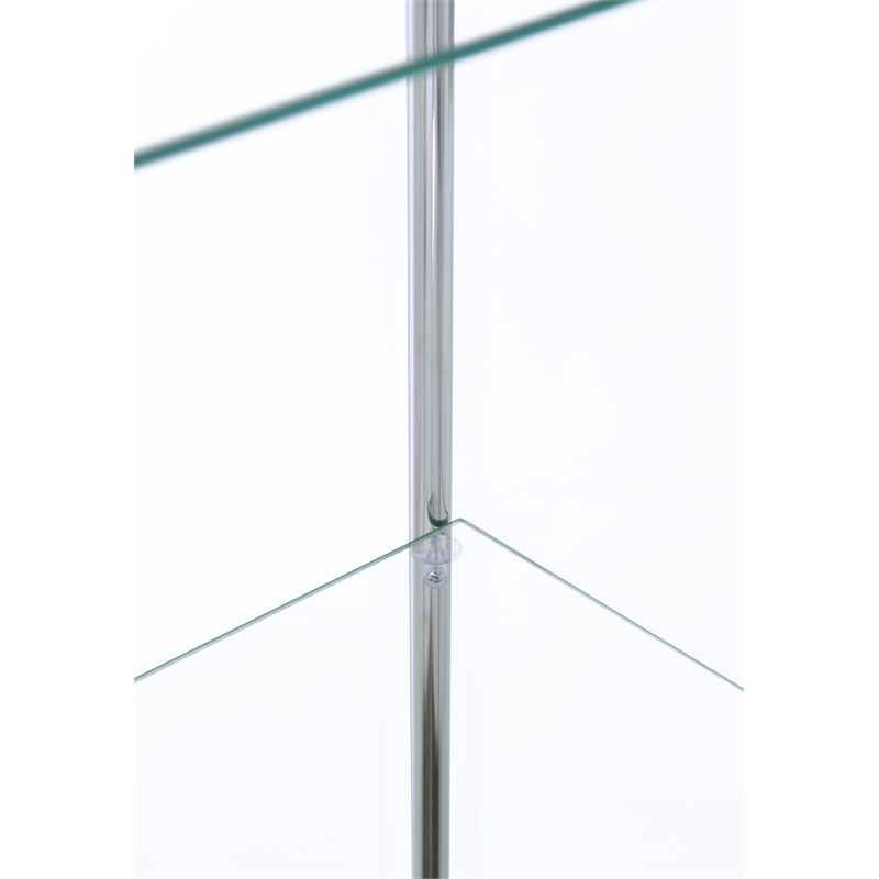 Coaster Bellatrix 3-shelf Clear Glass Curio Cabinet in White