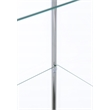 Coaster Bellatrix 3-shelf Clear Glass Curio Cabinet in White