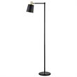 Coaster Industrial Floor Lamp in Black and Gold