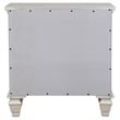 Sandy Beach 3-drawer Nightstand Cream White