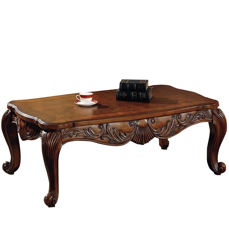 Coaster Venice Traditional Rectangular Cocktail Table In Deep Brown Coaster Venice Traditional Rectangular Cocktail Table In Deep Brown Finish