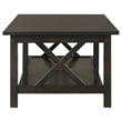 Rachelle 3-piece Rectangular Coffee Table Set Deep Merlot