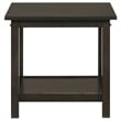 Rachelle 3-piece Rectangular Coffee Table Set Deep Merlot