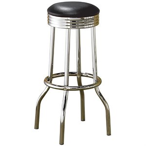 cleveland chrome plated soda fountain bar stool