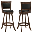 Broxton Upholstered Swivel Bar Chair Chestnut