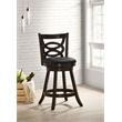 Calecita Wood Swivel Counter Stool Cappuccino