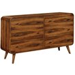 Robyn 6-drawer Bedroom Dresser Dark Walnut