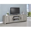 Burke 2-door Engineered Wood 71-inch TV Stand Grey Driftwood