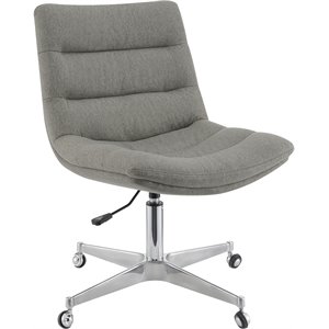 coaster tufted cushion office chair in gray