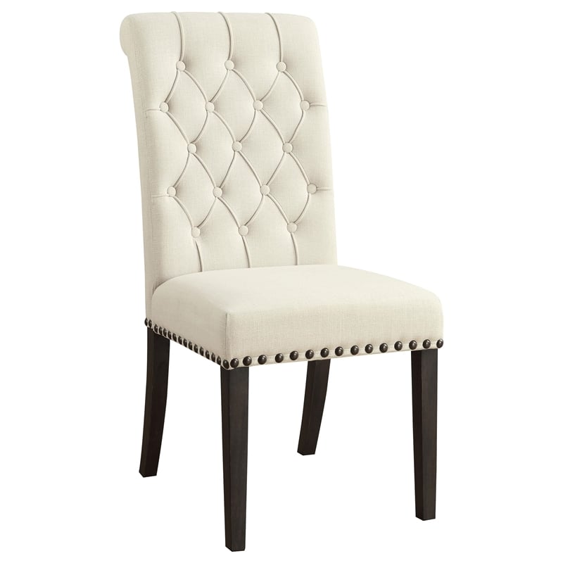 Alana Fabric Upholstered Dining Side Chair Beige