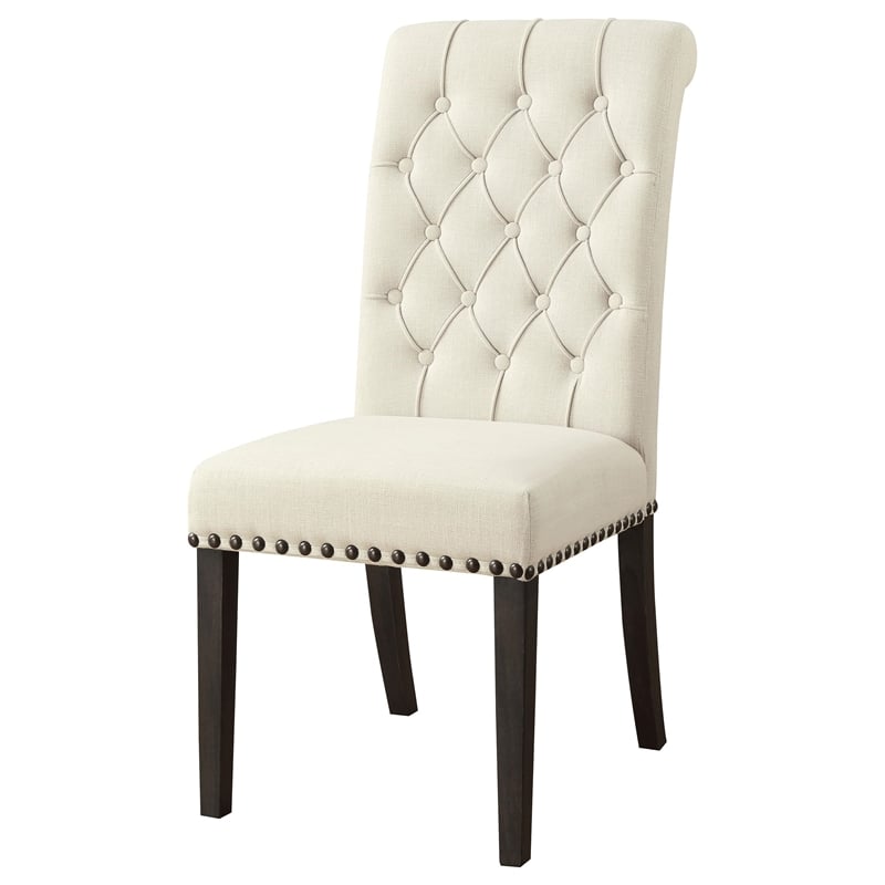 Alana Fabric Upholstered Dining Side Chair Beige