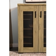 Bristol 6-shelf Engineered Wood Shoe Cabinet Golden Oak