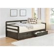 Sorrento 2-drawer Twin XL Daybed with Extension Trundle Grey