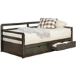 Sorrento 2-drawer Twin XL Daybed with Extension Trundle Grey