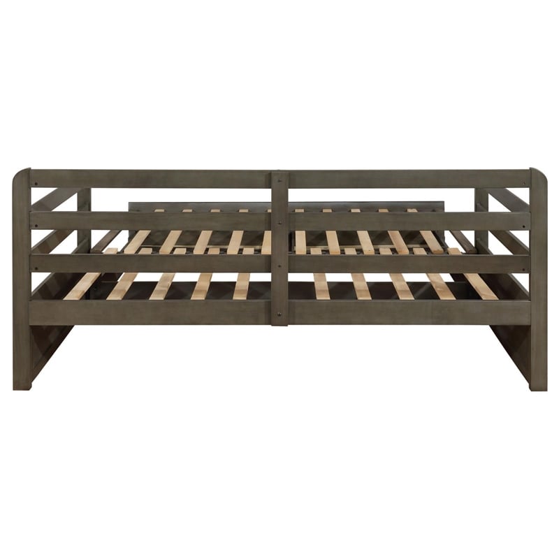 Sorrento 2-drawer Twin XL Daybed with Extension Trundle Grey