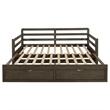 Sorrento 2-drawer Twin XL Daybed with Extension Trundle Grey