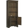 Hartshill 78-inch 3-shelf Cabinet Bookcase Burnished Oak