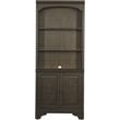 Hartshill 78-inch 3-shelf Cabinet Bookcase Burnished Oak