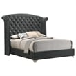 Melody 4-piece California King Bedroom Set Grey