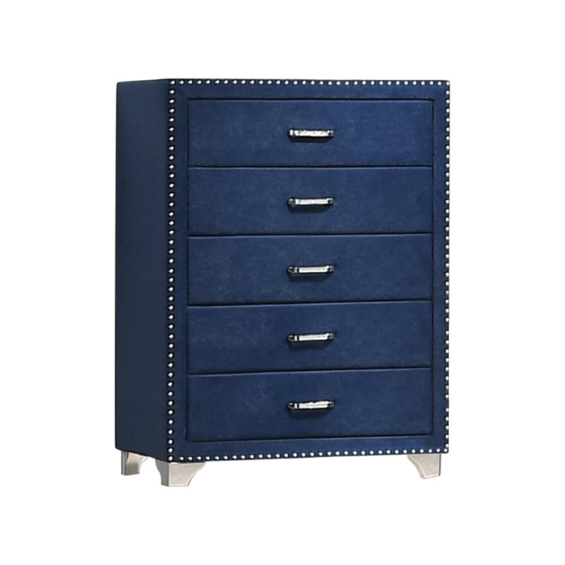 Melody 5-piece California King Bedroom Set Pacific Blue