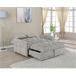 Cotswold Upholstered Convertible Sleeper Sofa Bed Light Grey