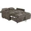 Cotswold Upholstered Convertible Sleeper Sofa Bed Dark Grey