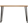 Coaster Farmhouse Wood Sofa Table with Hairpin Leg in Natural