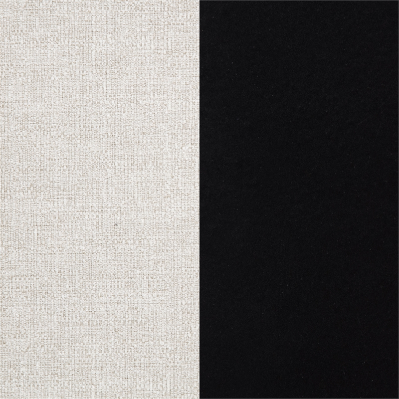 chadwick 29.75&quot modern fabric upholstered bar chair in beige/black