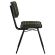 Misty Leather Upholstered Dining Chair Espresso