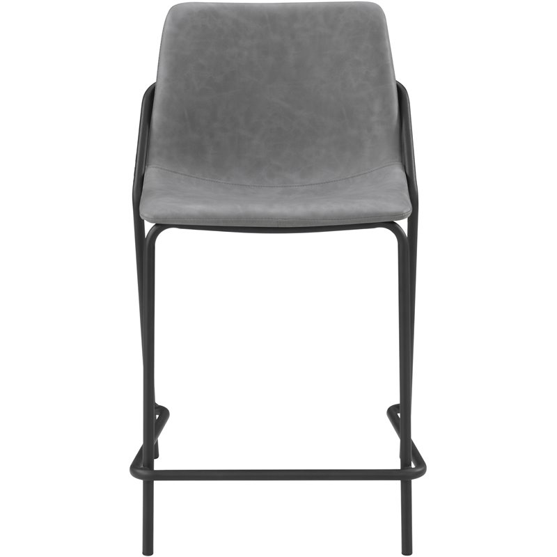 Earnest Upholstered Counter Chair Grey