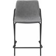 Earnest Upholstered Counter Chair Grey